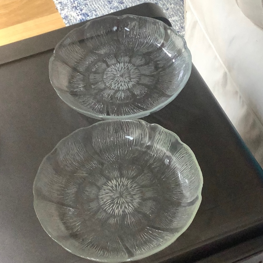 Vintage 2 Decorative 8” Dishes